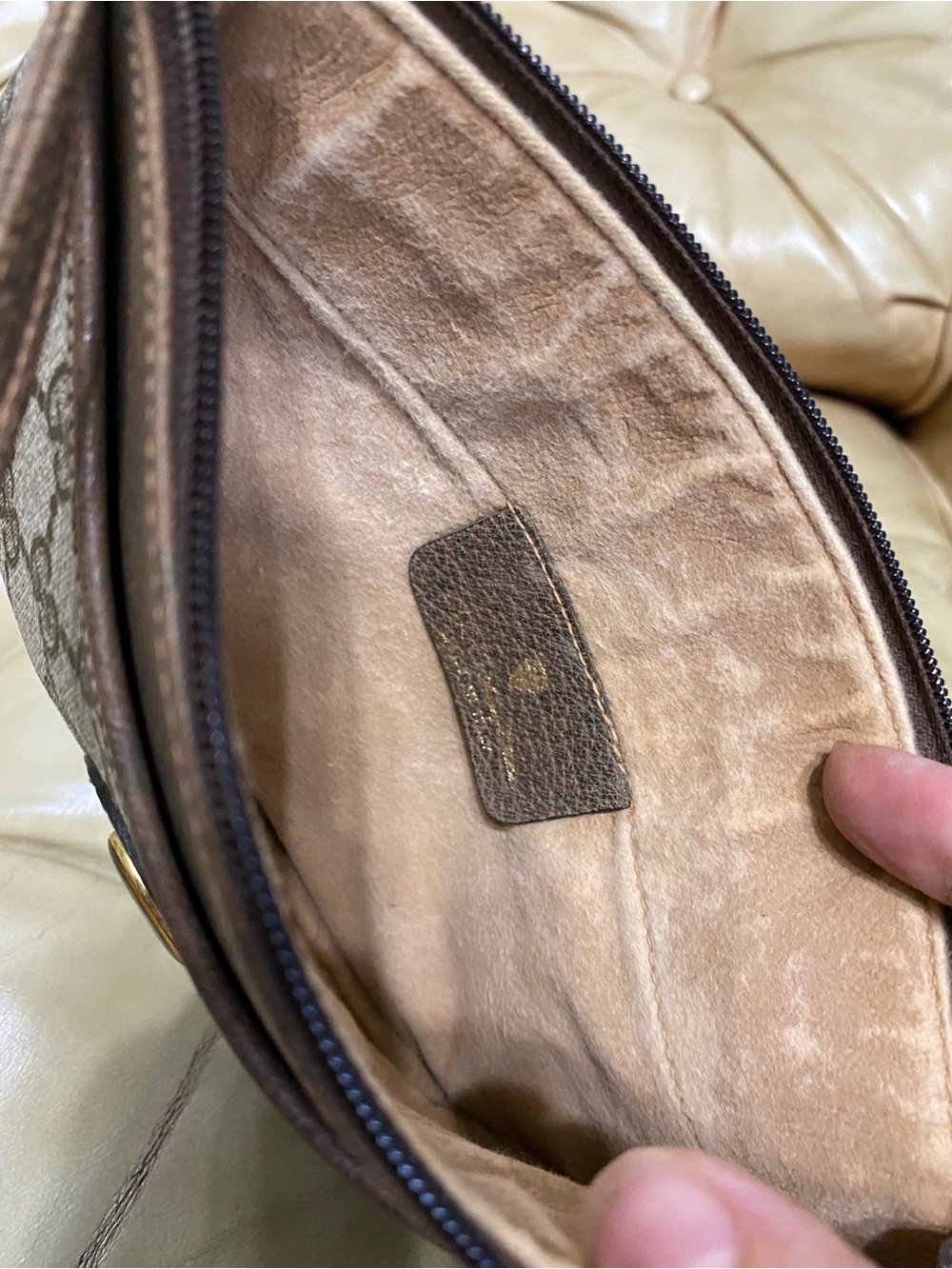 Vintage Gucci Crossbody GG Monogram Authentic - Picture 13 of 16